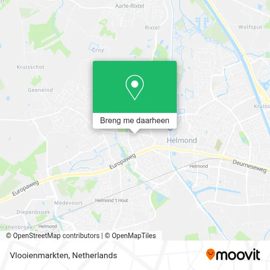 Vlooienmarkten kaart