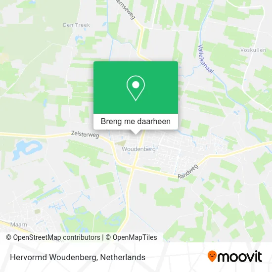 Hervormd Woudenberg kaart