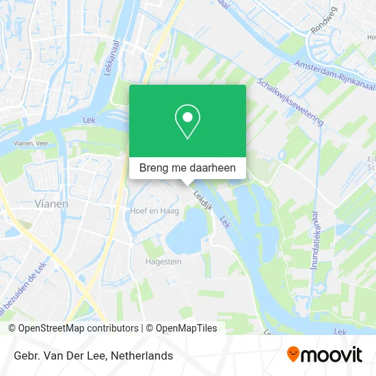 Gebr. Van Der Lee kaart