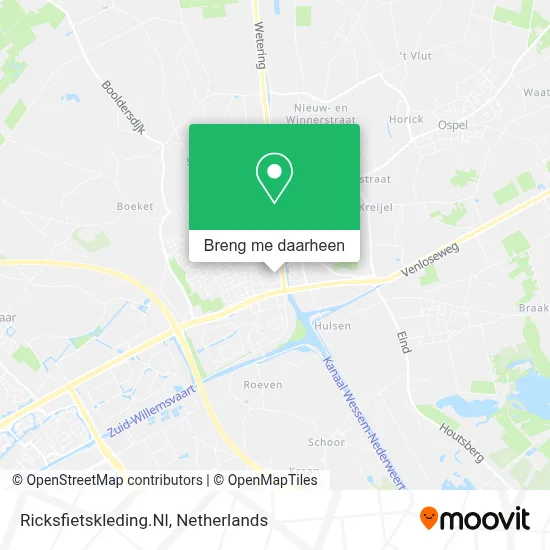 Ricksfietskleding.Nl kaart