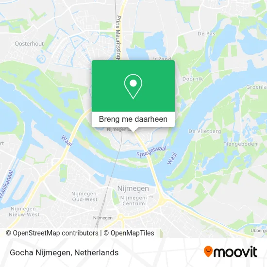 Gocha Nijmegen kaart
