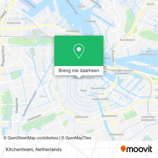 Kitchenteam kaart