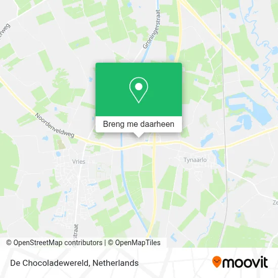 De Chocoladewereld kaart