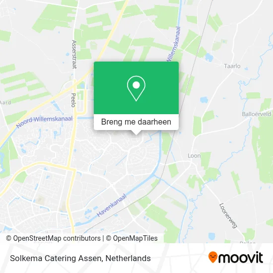 Solkema Catering Assen kaart