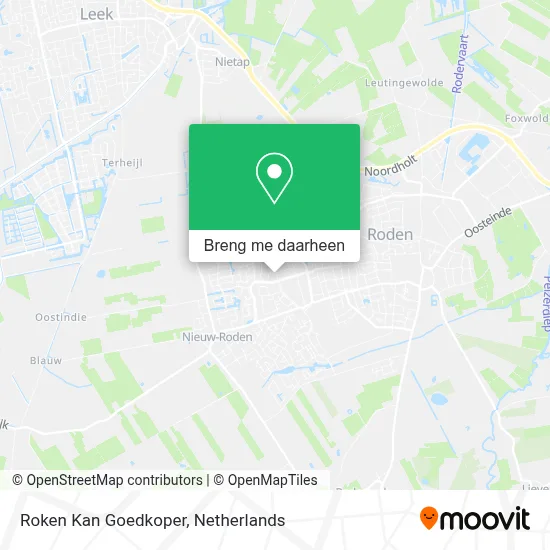 Roken Kan Goedkoper kaart
