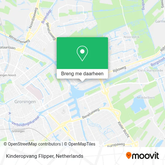 Kinderopvang Flipper kaart