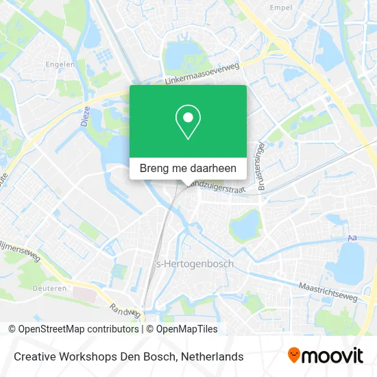 Creative Workshops Den Bosch kaart