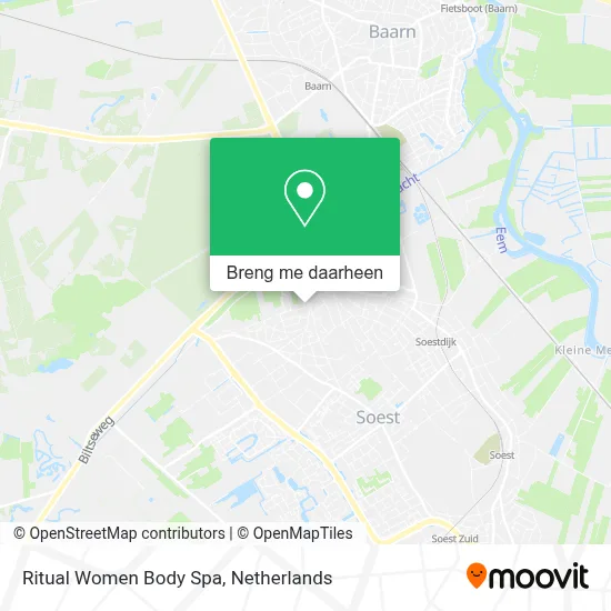 Ritual Women Body Spa kaart
