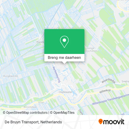 De Bruyn Transport kaart