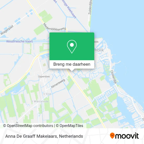 Anna De Graaff Makelaars kaart