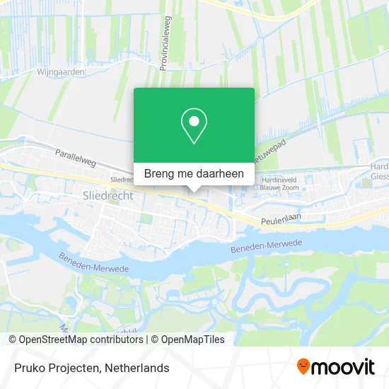Pruko Projecten kaart