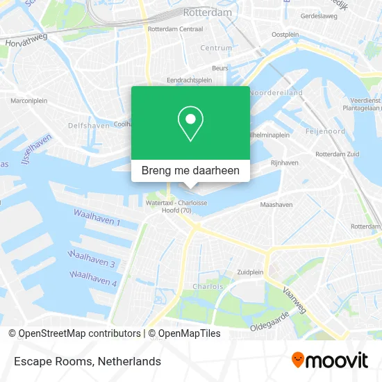 Escape Rooms kaart
