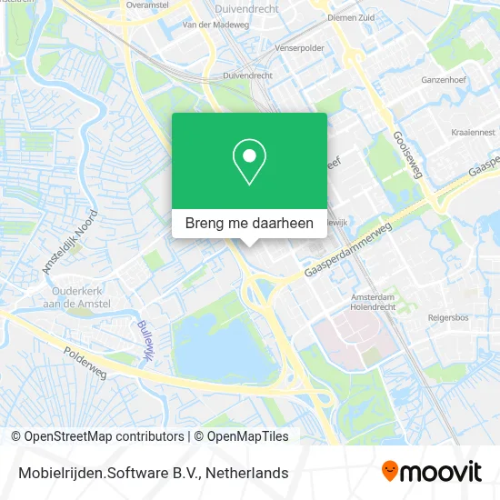Mobielrijden.Software B.V. kaart