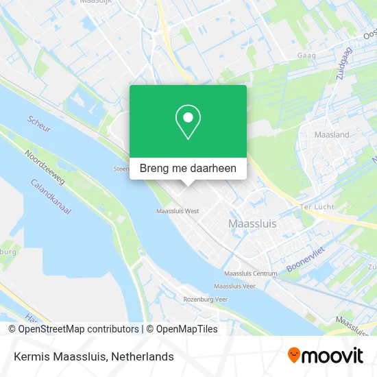 Kermis Maassluis kaart