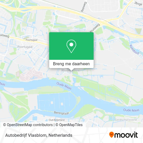 Autobedrijf Vlasblom kaart