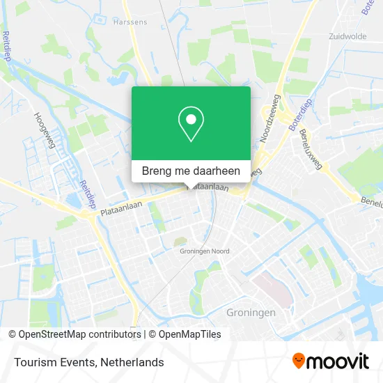 Tourism Events kaart