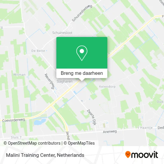 Malini Training Center kaart