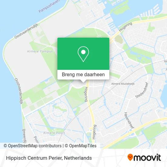 Hippisch Centrum Perier kaart