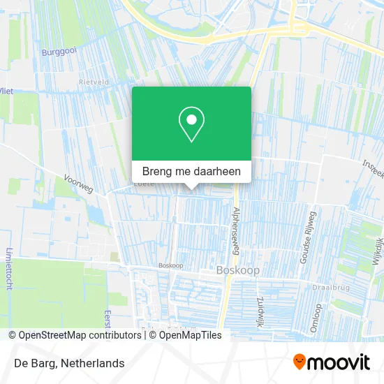 De Barg kaart