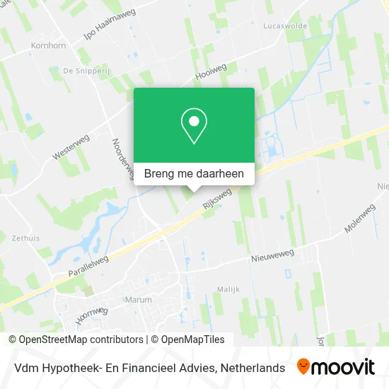 Vdm Hypotheek- En Financieel Advies kaart