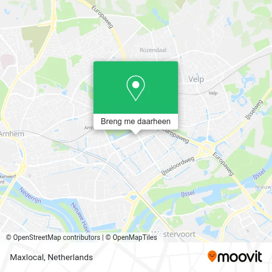 Maxlocal kaart