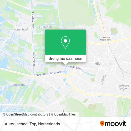 Autorijschool Top kaart
