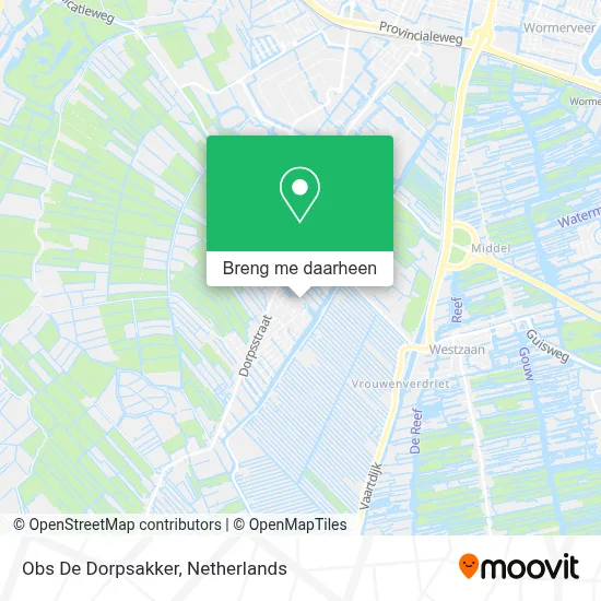 Obs De Dorpsakker kaart