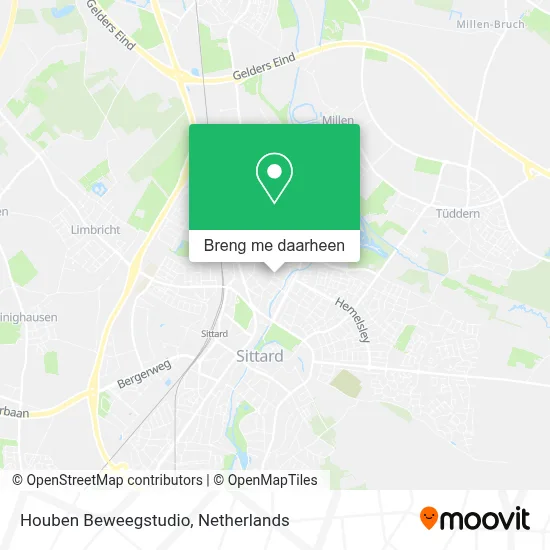 Houben Beweegstudio kaart