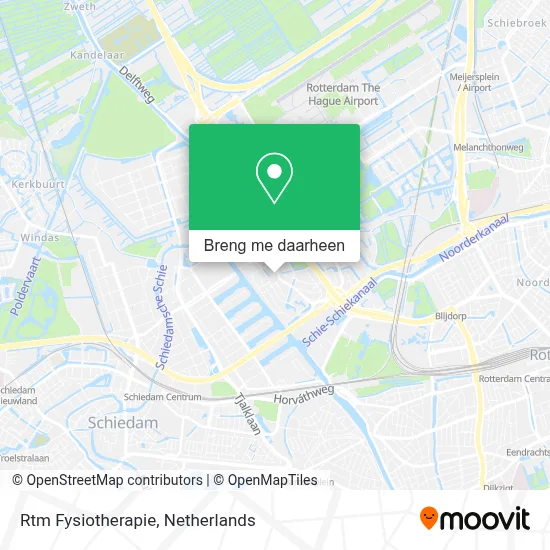 Rtm Fysiotherapie kaart