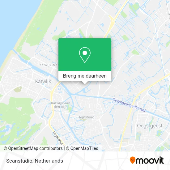 Scanstudio kaart
