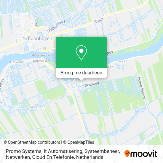 Promo Systems, It Automatisering, Systeembeheer, Netwerken, Cloud En Telefonie kaart