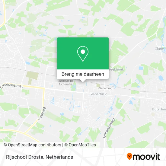 Rijschool Droste kaart