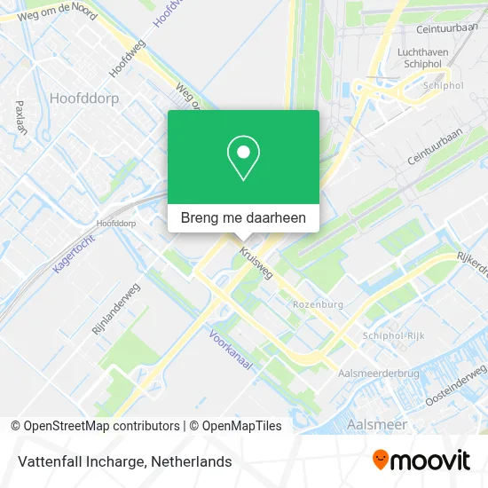 Vattenfall Incharge kaart