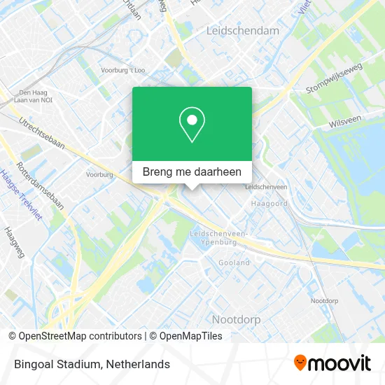 Bingoal Stadium kaart