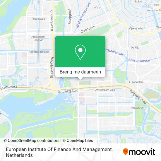 European Institute Of Finance And Management kaart
