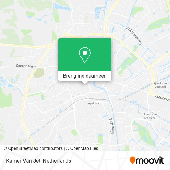 Kamer Van Jet kaart