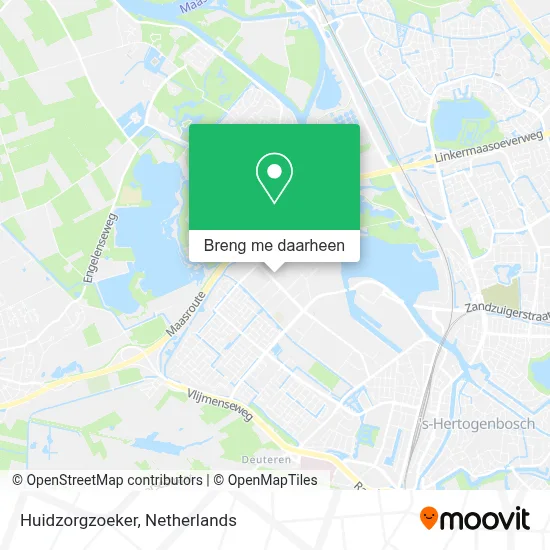 Huidzorgzoeker kaart