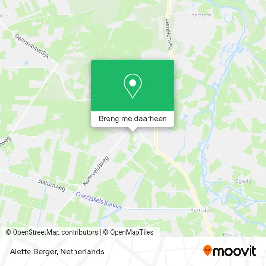 Alette Berger kaart