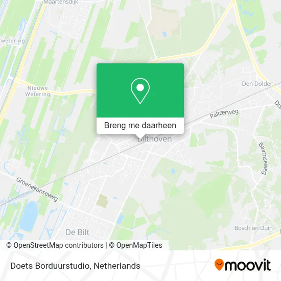 Doets Borduurstudio kaart