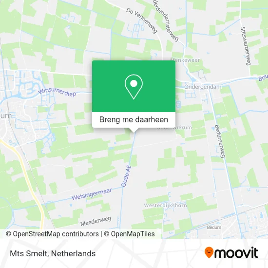 Mts Smelt kaart