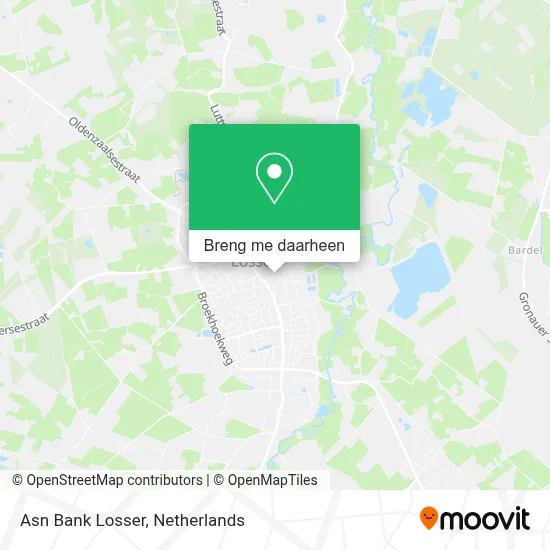 Asn Bank Losser kaart