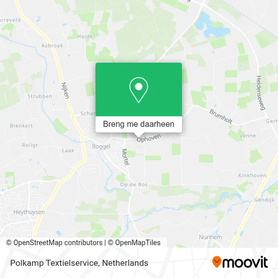 Polkamp Textielservice kaart