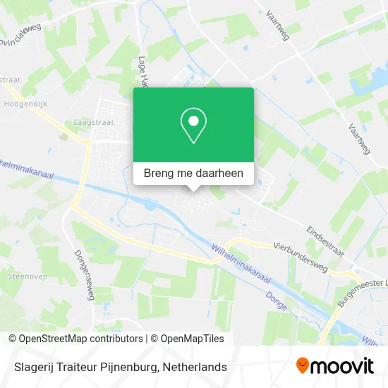 Slagerij Traiteur Pijnenburg kaart