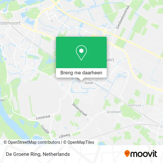 De Groene Ring kaart