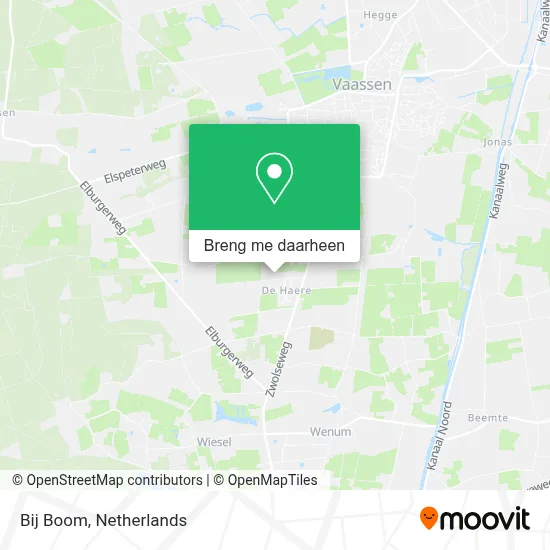 Bij Boom kaart