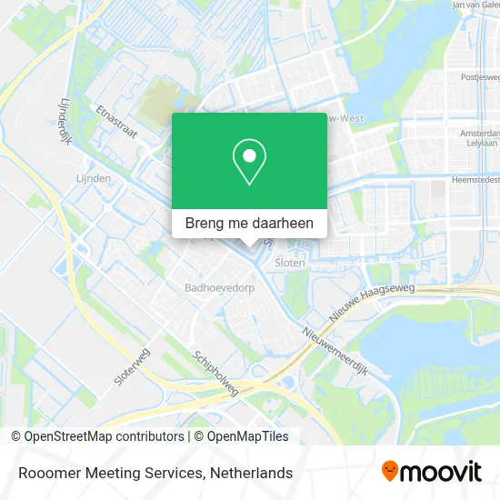 Rooomer Meeting Services kaart