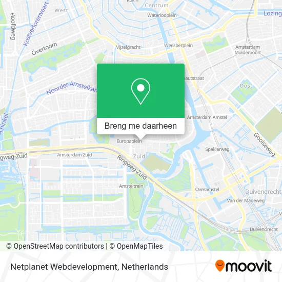 Netplanet Webdevelopment kaart