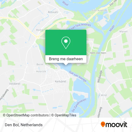 Den Bol kaart