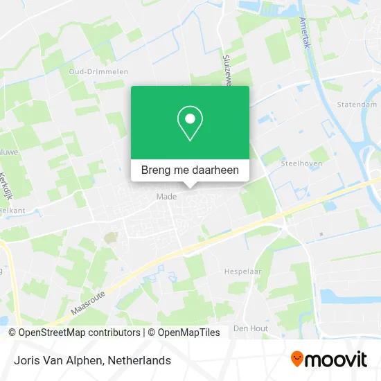 Joris Van Alphen kaart