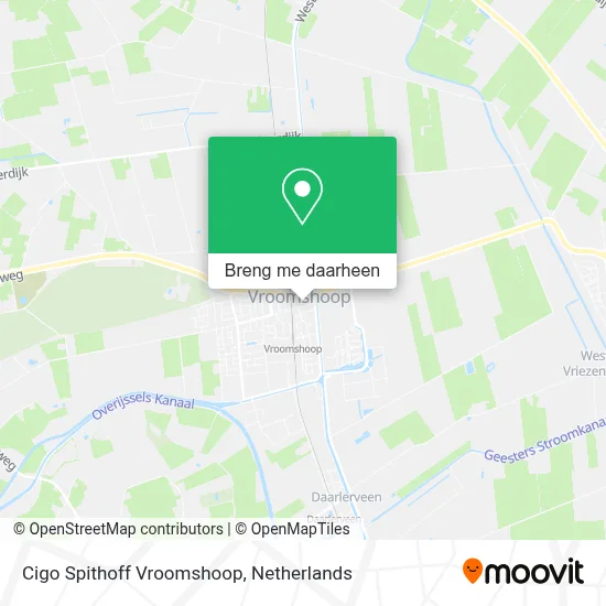 Cigo Spithoff Vroomshoop kaart
